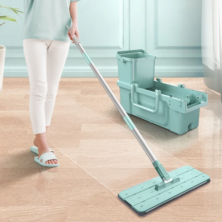 

Lazy Spin Mops Microfibre Disposal Wood Floor Wash Dry Reusable Mops Bucket Living Room Fregona Household Cleaning Tools