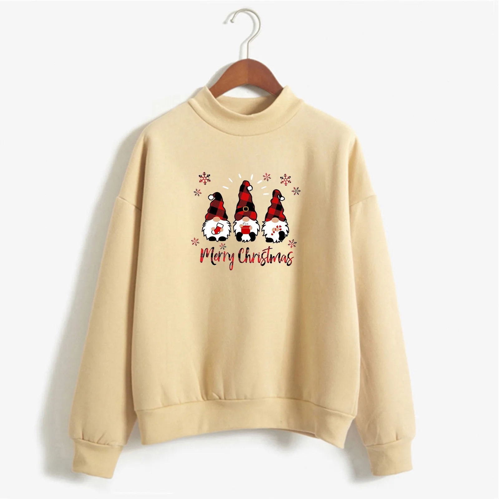 

Цветные свитшоты с длинным рукавом для женщин, женский Повседневный Топ с рождественским принтом, свитшоты с круглым вырезом, женские зимние рубашки