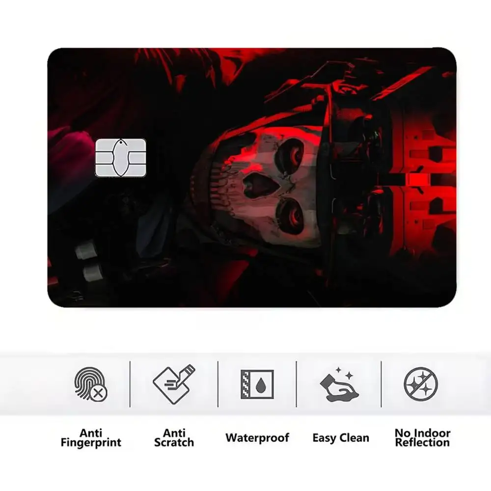 Фото Наклейки Hot Shooting Game-e CSGO Credit Card HD из матовой пленки премиум-класса эффективно предотвращают появление отпечатков пальцев и ежедневное истирание. №3
