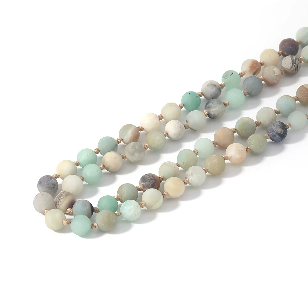 Ожерелье из 7 Чакр OAIITE классическое модное ожерелье 108mala натуральный Амазон