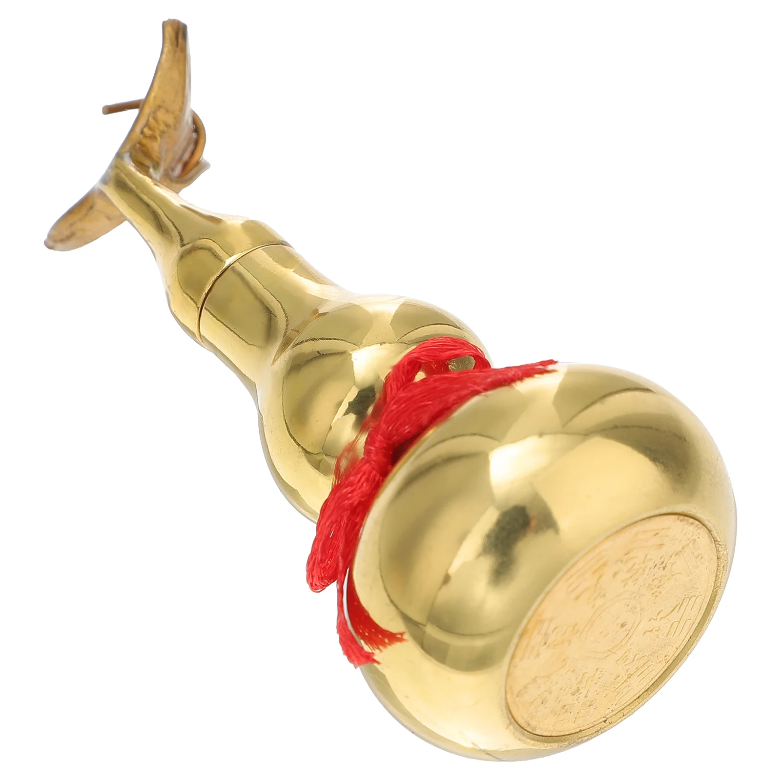 

Wu Lou Gourdchinese Charm Luck Good Ornament Statue Calabash Copper Lu Lucky Wreath Prosperity Decors Bagua Hu Bottle Figure