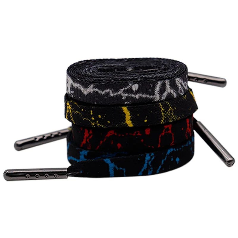 

Weiou 30 пар аксессуаров для обуви 8 мм сублимационная печать кружева Термотрансферная прессованная хлопчатобумажная лента дизайнерская Узорчатая лента оптовая продажа