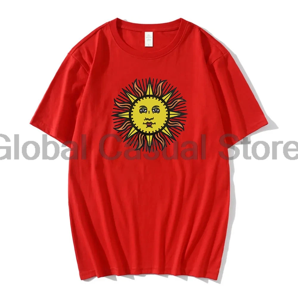 Футболка с надписью I Seen the TV светящаяся принтом из фильма ужасы и лицом от солнца