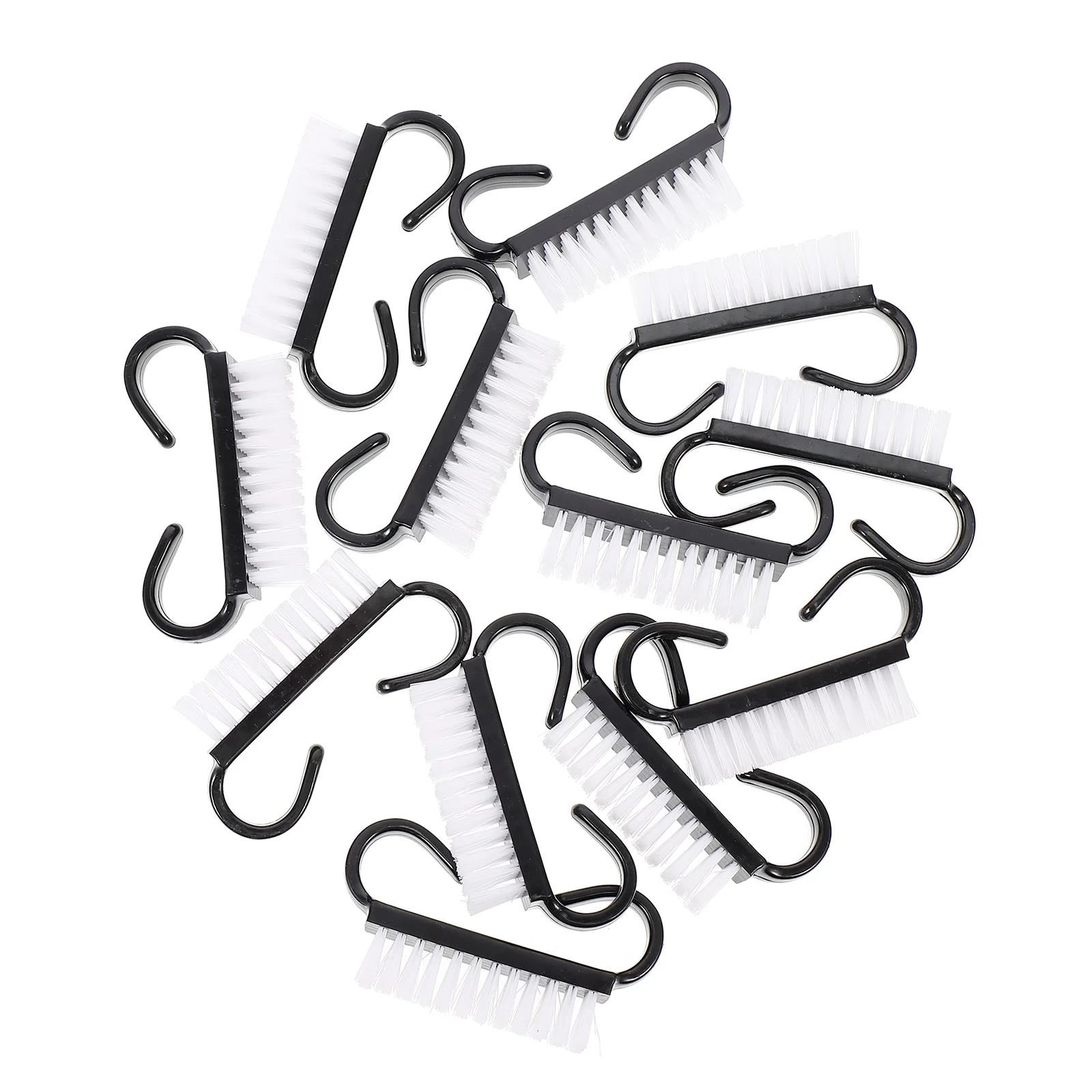 

12pcs Claw Brush Nail Cleaner Tool Handle Grip Nail Brushes, Manicure Cleaning Brushes Fingernail Scrub Brushes