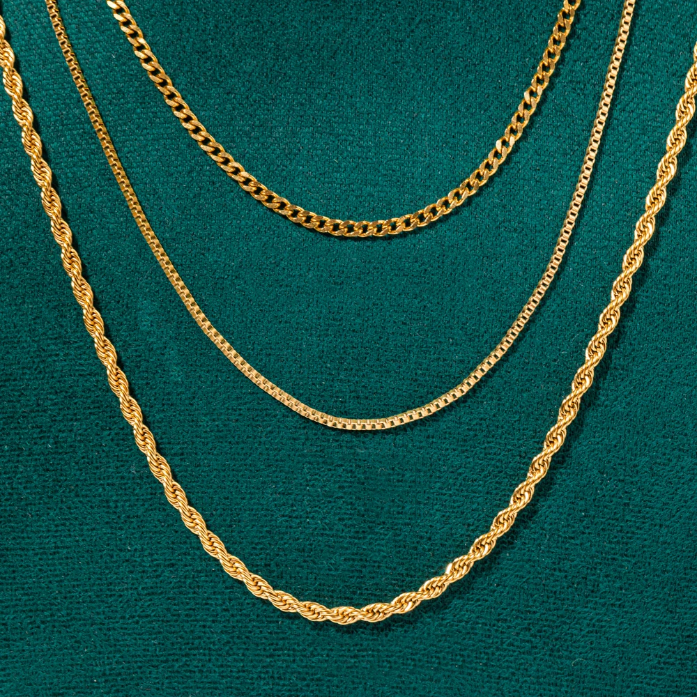 Цепочка Uwin из нержавеющей стали для мужчин и женщин модное ожерелье в стиле