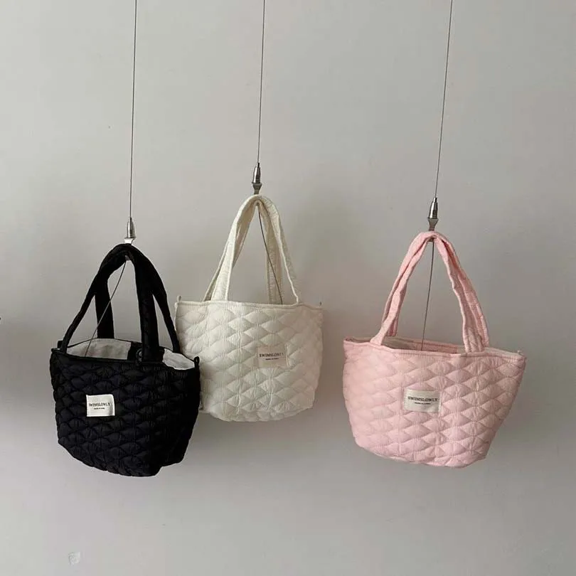 

Autumn Winter Kids Bags Fashionable Kds Bags For Girls Casual Handbag Cotton One Shoulder Bag Kids Messenger Bags