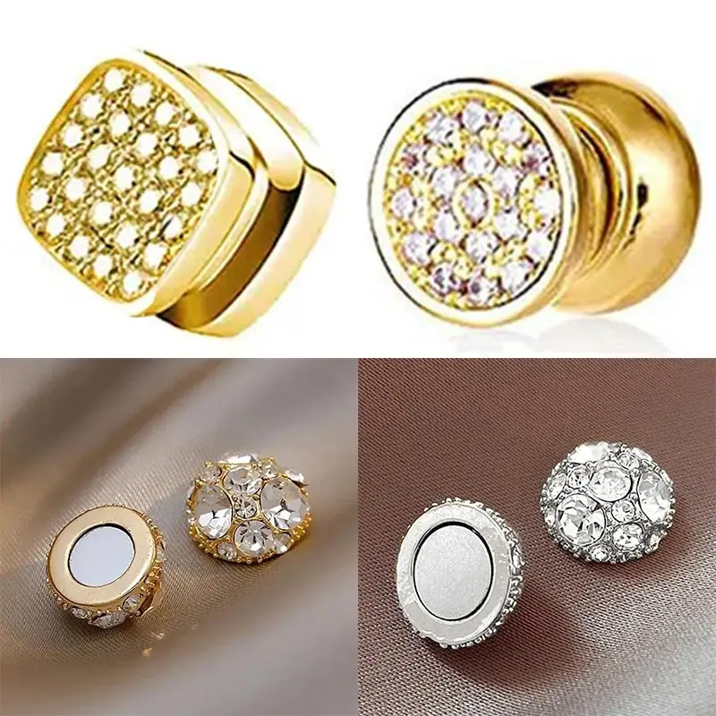 

1pcs Women Man Magnetic Earrings Without Ear Holes Ear Cuff Fake Piercing Cartilage Clip Earring Luxury Jewelry Accessories Gift