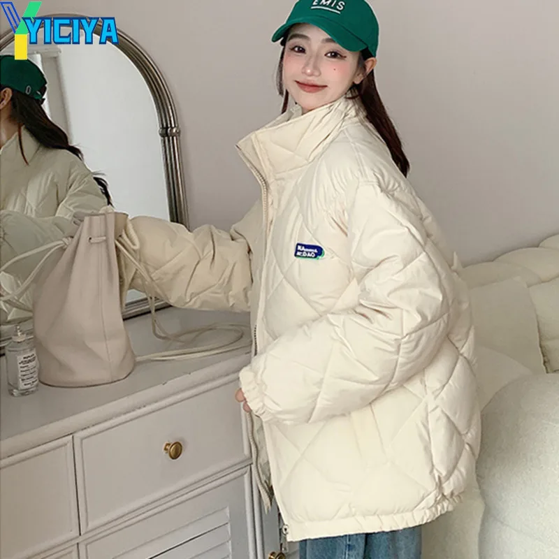 YICIYA Winter Short Jackets Women 2023 New Thick Cotton Padded Coats Female Oversize Outwear Casual Loose Puffer Parkas Ladies