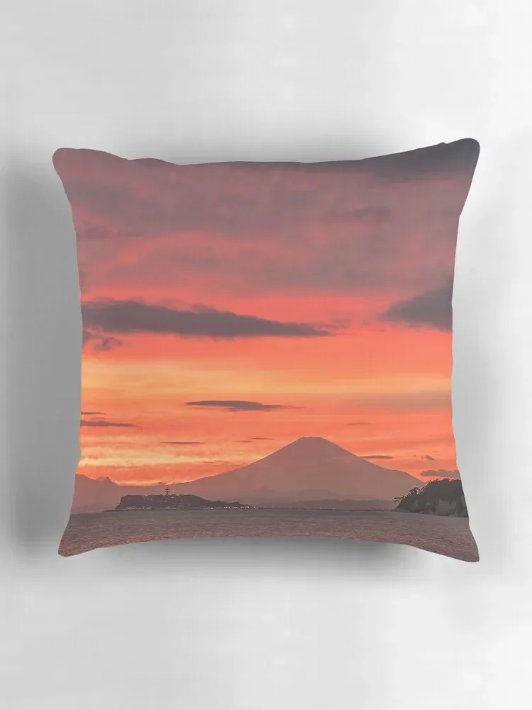 Shonan Blaze-Закат с креплением Fuji и эношима декоративная подушка наволочка аниме