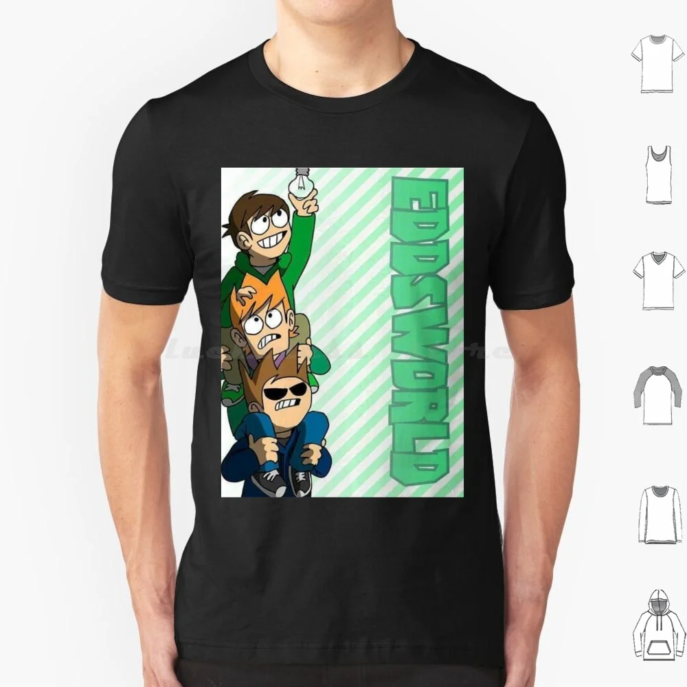 Футболка Eddsworld большой размер 100% хлопок 002 Tord