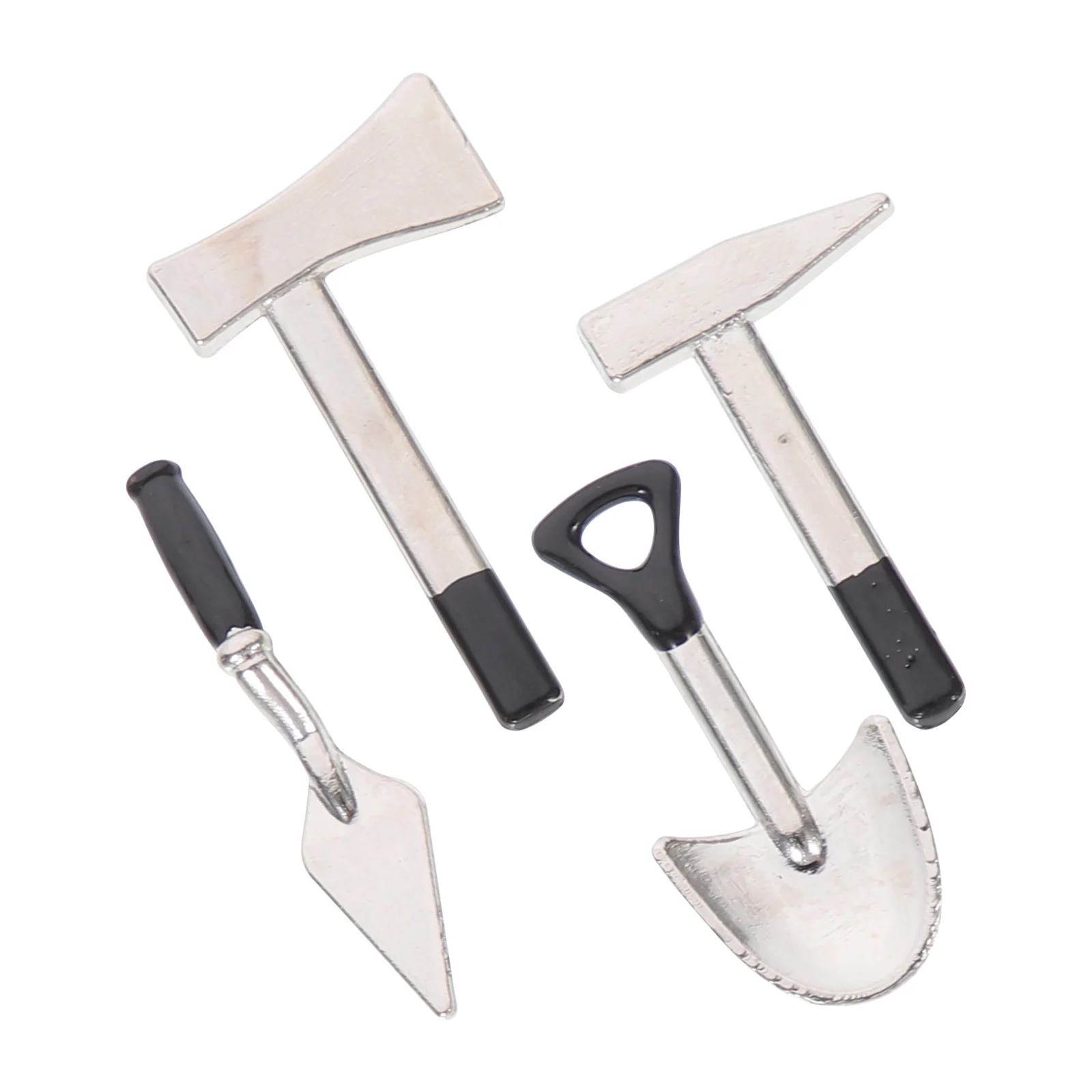

4Pcs Mini Gardening Tools Models Mini Scene Ornament DIY Mini House Supplies