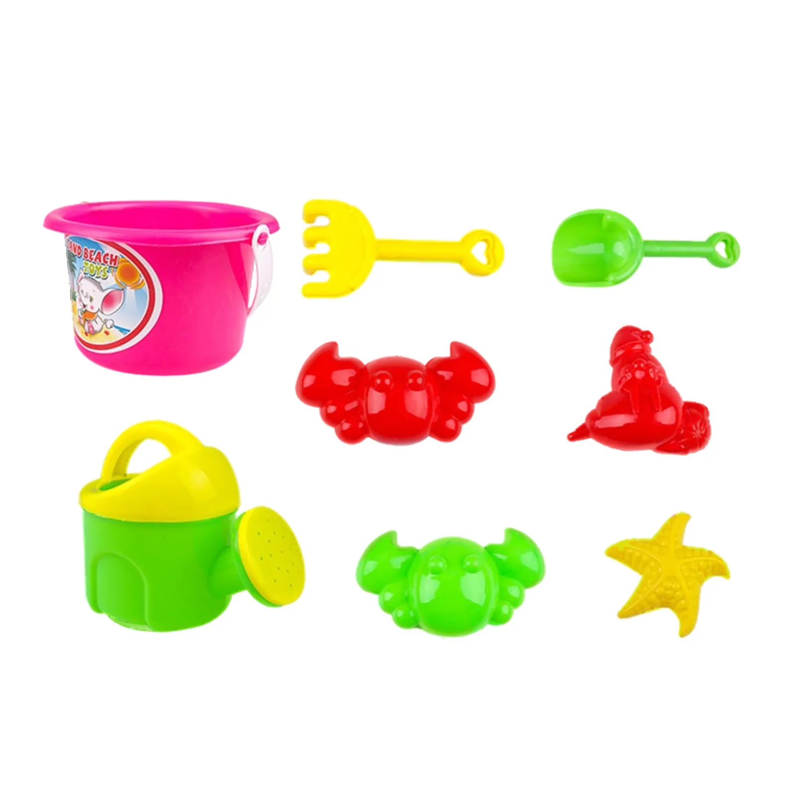 

Sand Toy Beach 8Piece Sand Outdoor Toy Toy Sandpit Summer Play Set Beach toy Pails And Buckets Water