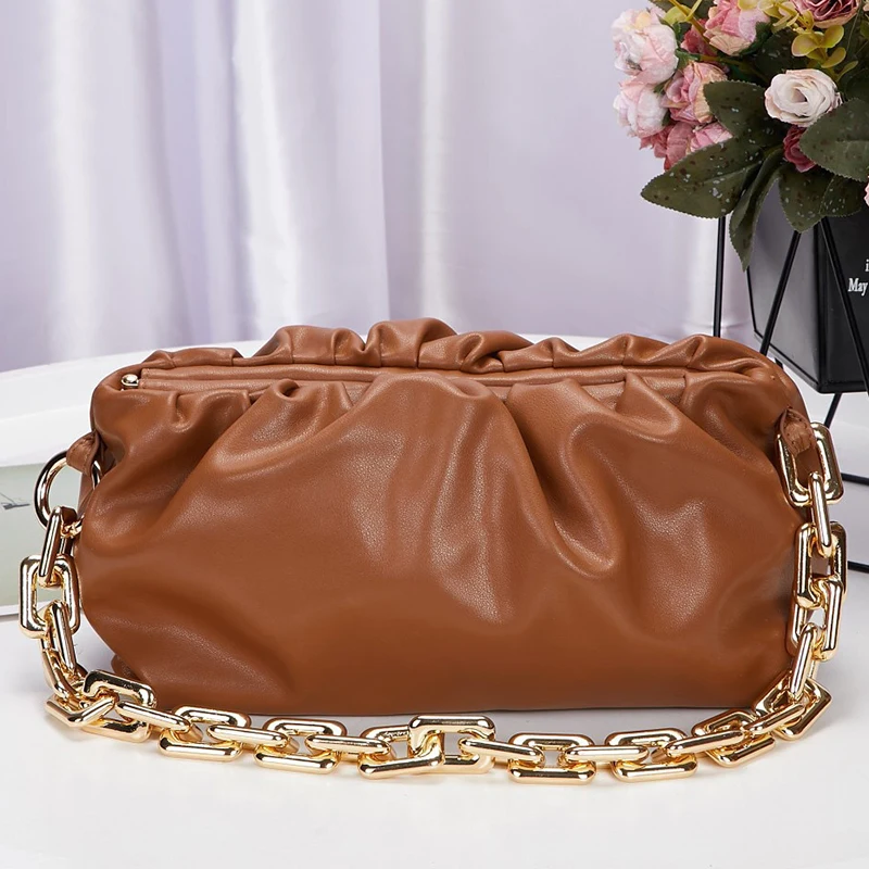 

Дизайнерская Брендовая женская сумка на цепочке из натуральной кожи, Повседневная модная дамская сумочка на плечо