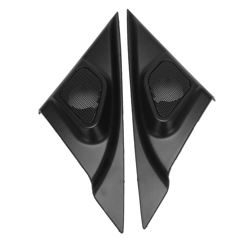 

Front Door Tweeter Speaker Cover Treble Audio Loudspeaker Lid Horn Shell Decoration for Mazda 3 BK 2007-2014