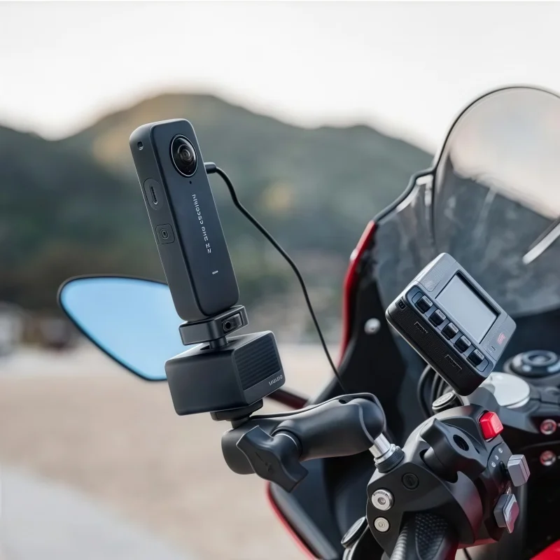 Для уникального Insta360 ONE X4 X3 RS R механический демпфер вибрации 14 ''амортизатор для крепления камеры на руль мотоцикла (art.: 3920cec2d1aff) - 3920cec2d1aff