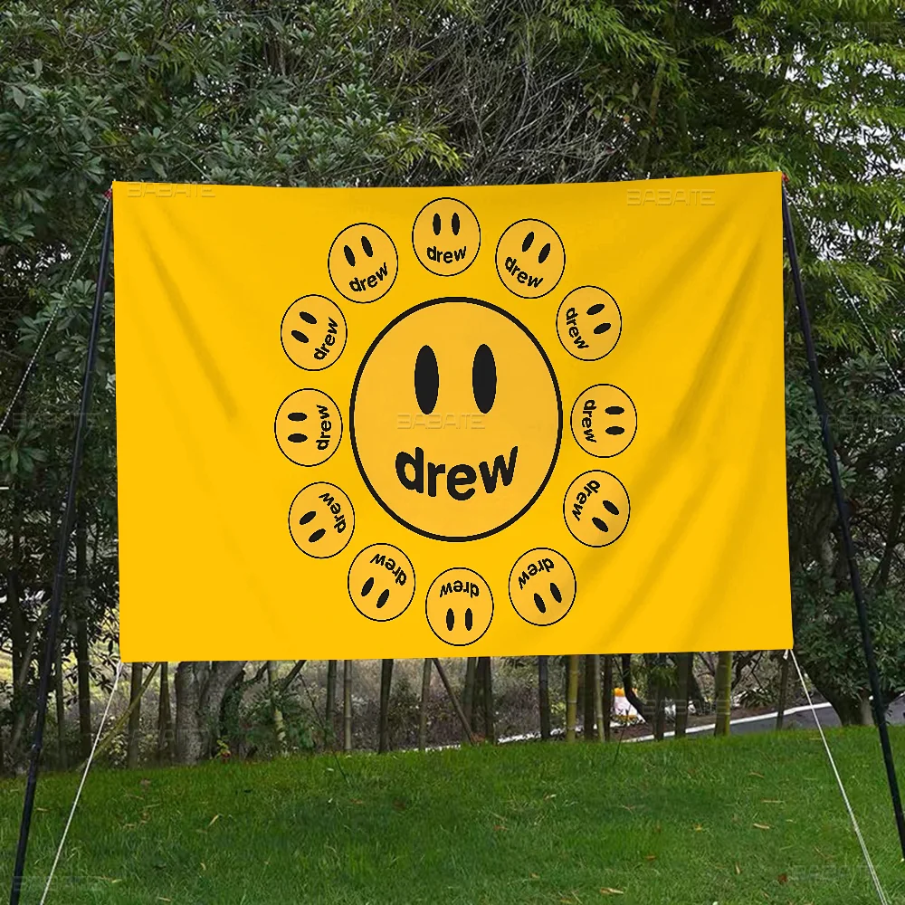 Джастин Бибер D-Drews Houses Banner INS Стиль Открытый вечерние украшения Атмосфера Флаг