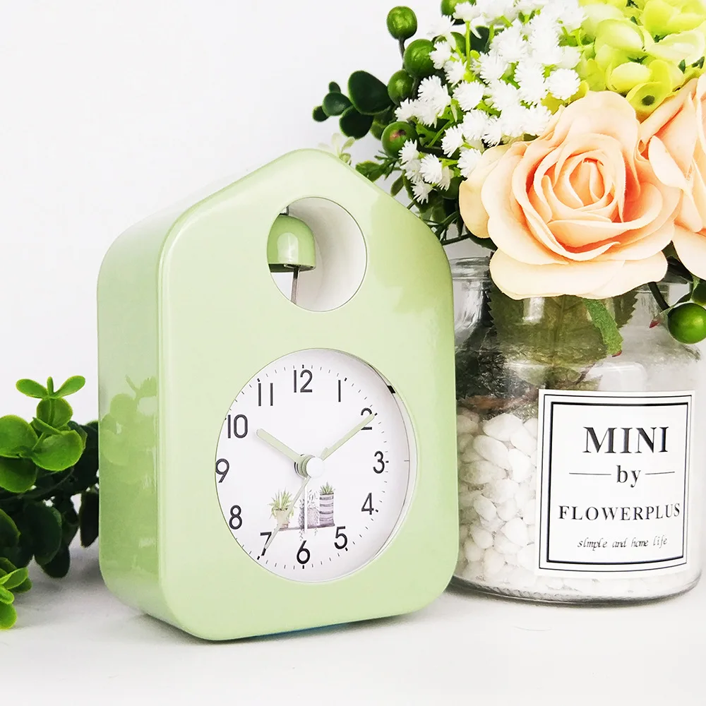 

Nordic Fashion Simple Clock Home Creative Mute Metal Electronic Alarm Clock Bedroom Bedside Student Luminous Clock Digital Clock