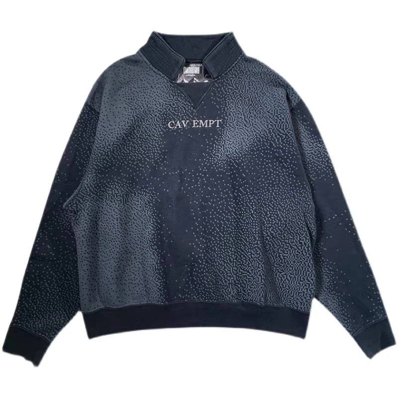 Мужские и женские высококачественные толстовки с капюшоном воротником-стойкой -