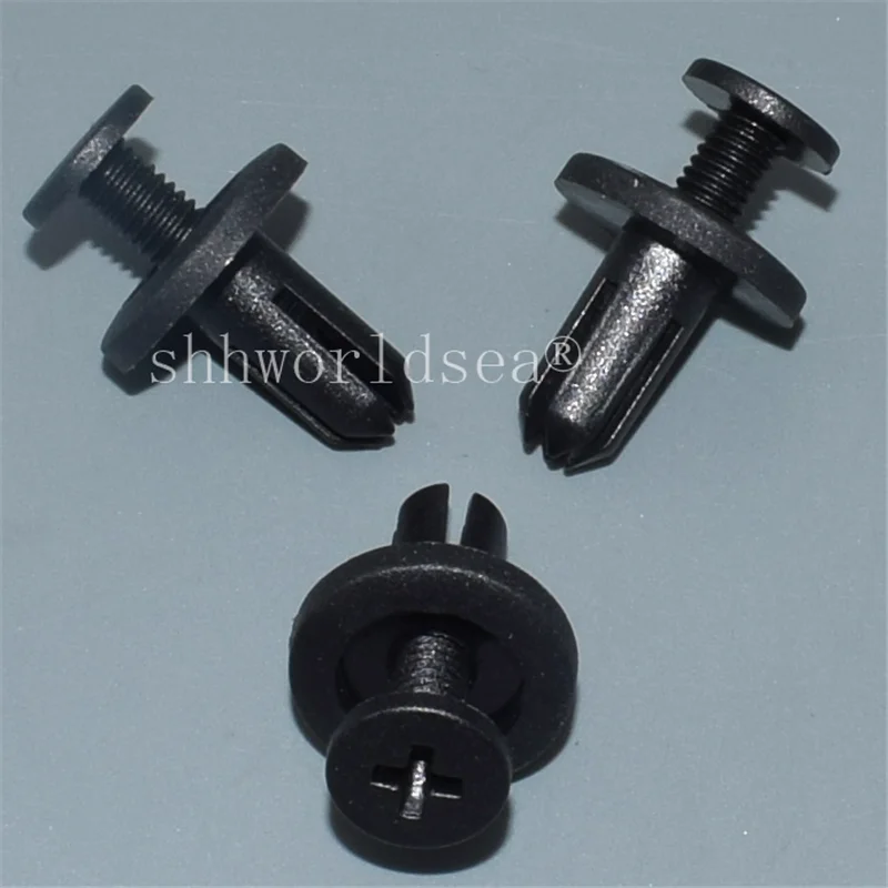 Shhworldsea 100 шт. 6 мм Фиксатор нажимного типа для японских пластиковых зажимов для кузова автомобиля заклепки автомобильных крепежных заклепок
