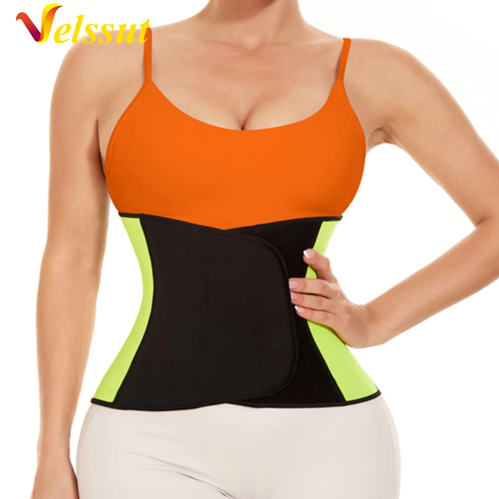 

Velssut Women Waist Trainer Body Shapers Slimmer Belts Women Neoprene Sweat Weight Loss Corset Belly Fat Trimmer Cinchers Corset