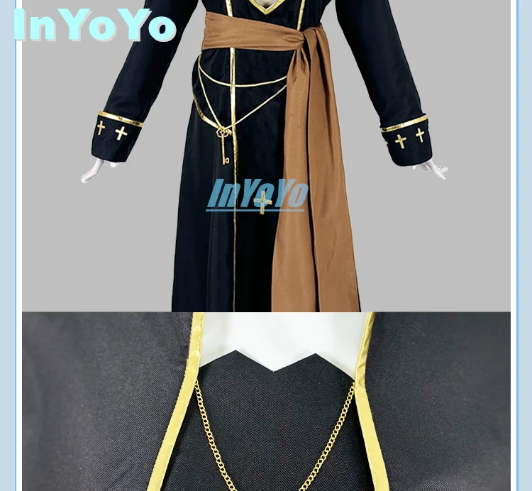 InYoYo Shirakami Fubuki косплей VTuber Hololive костюм модная униформа платье Хэллоуин наряд для