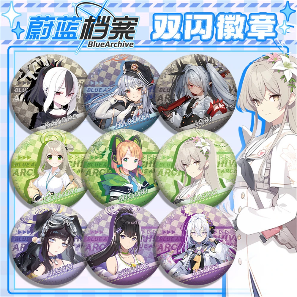 Игра Синий Архив Takanashi Hoshino Hayase Yūka Sunonara Syunn Косплей Костюм Значок Pin SPTE Жесть Брошь