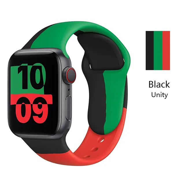 

Sport Strap For Apple WatchBand 45mm 44mm 38mm 42mm Silicone Bracelet 41mm 40mm For iWatch Series 7 6 SE 5 4 3 Band