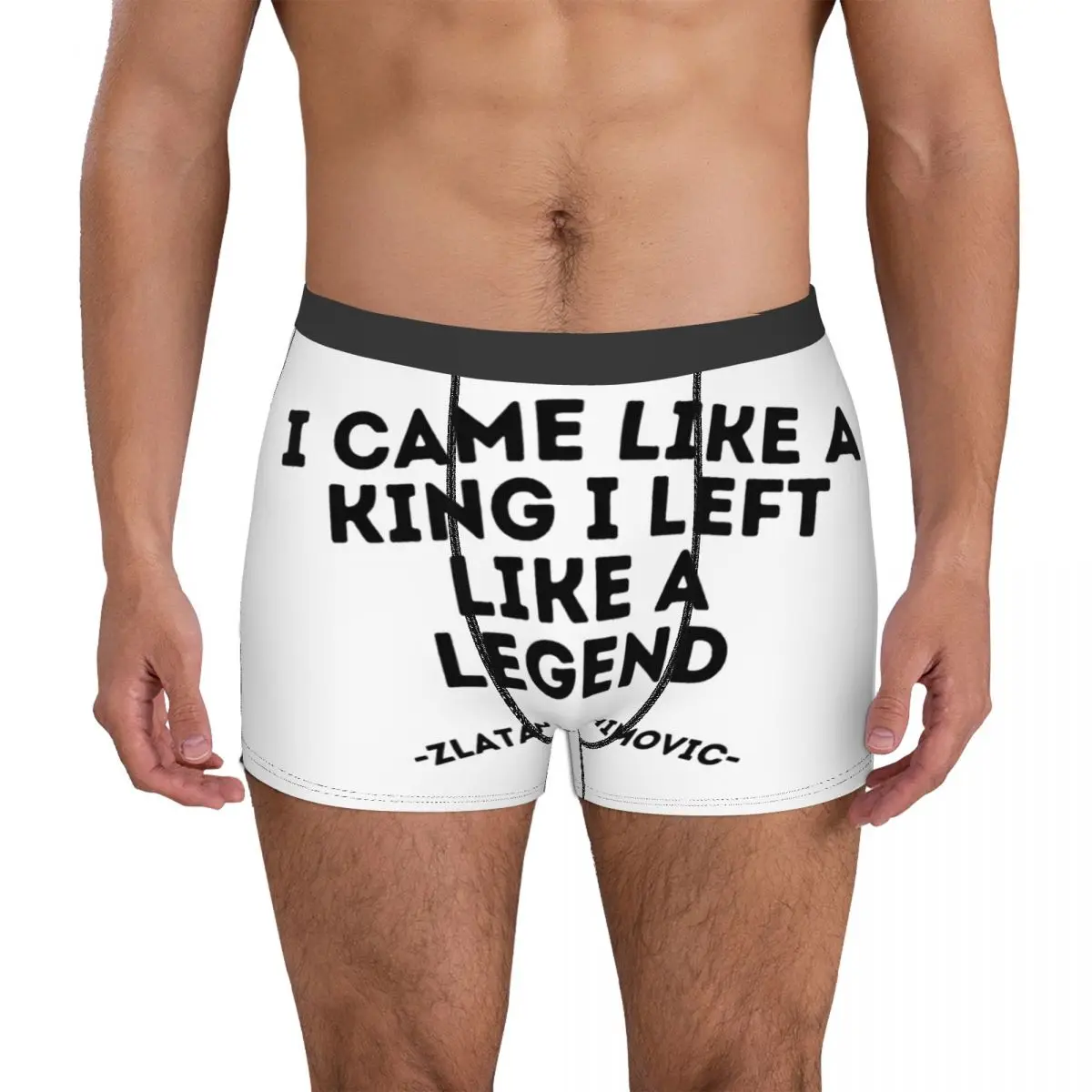 

Sweden Zlatans And Ibrahimovićs And Ibrahimovics 18 Men's Boxer Briefs Vintage Exotic Panties Football Team Funny Novelty