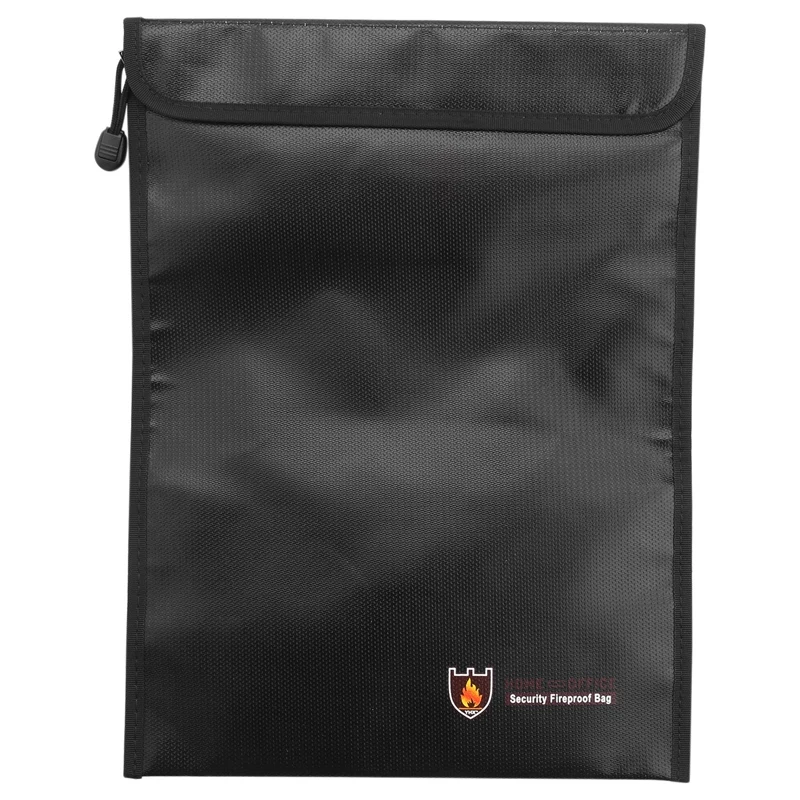 

Fireproof Document Bag,Waterproof And Fireproof Money Bag With Zipper,Fireproof Safe Storage Pouch For Cash,Jewelry