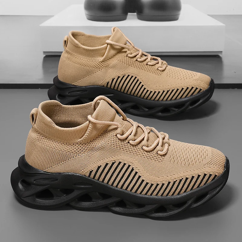 Новинка мужская обувь дышащие кроссовки для бега на открытом воздухе Женская