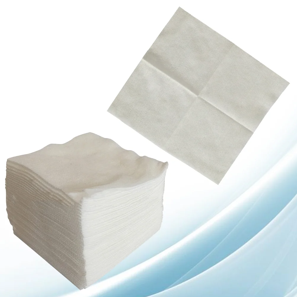 

2 Packs of Non Woven Fabrics Esthetic Wipes Gauze Sterile Swabs First Accessories Fabric Gauze Cotton Gauze