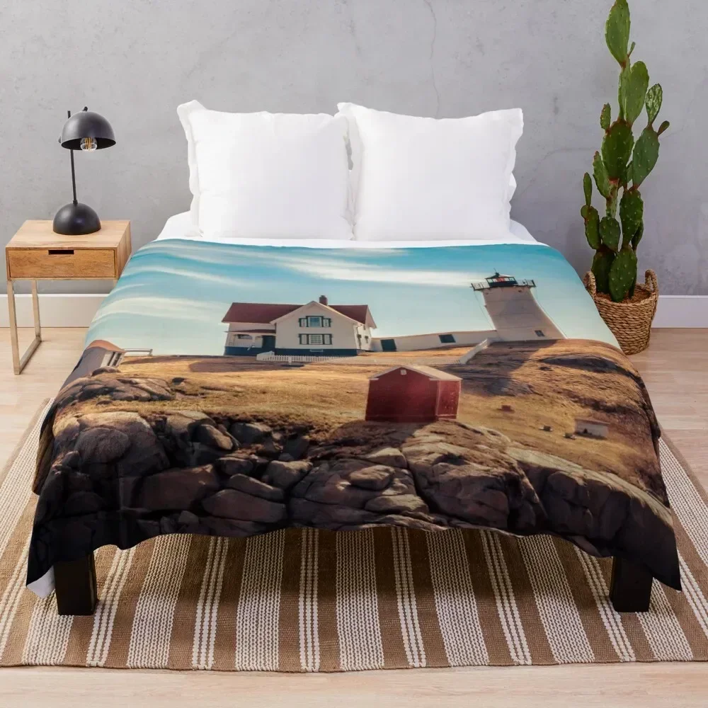 Одеяло Cape Neddick Nubble Lighthouse роскошные одеяла для кровати