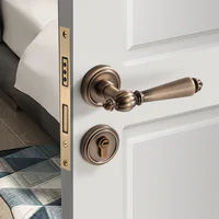 Anti Door Locks Insurance Child Safeti Magnetic Handle Door Locks Furniture Wooden Fechaduras De Portas Door Hardwar WW50DL