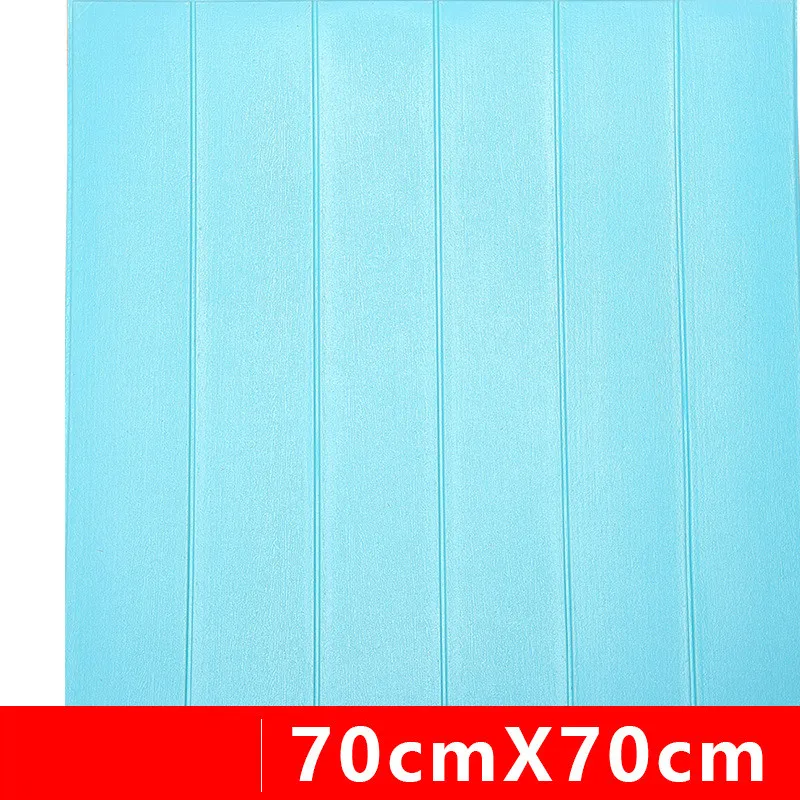 

10pcs Novelty Wall Stickers Imitation Wood Grain Wallpaper 70 × 70Cm Waterproof Pe Foam Self-Adhesive Wall Sticker Wall Panel