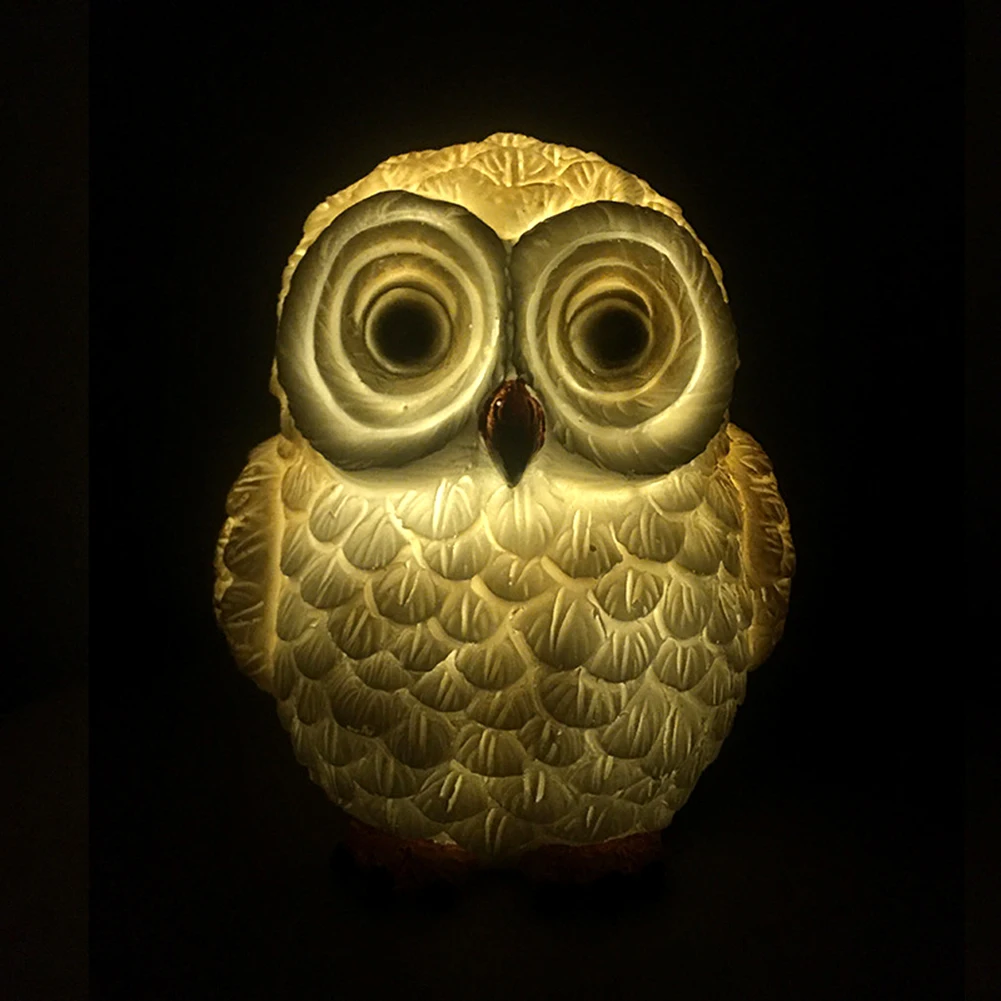 

Solar Owl Garden Light Outdoor LED Garden Decoration Outdoor Solar Powered Owl Statue Landscape Lighting Decor