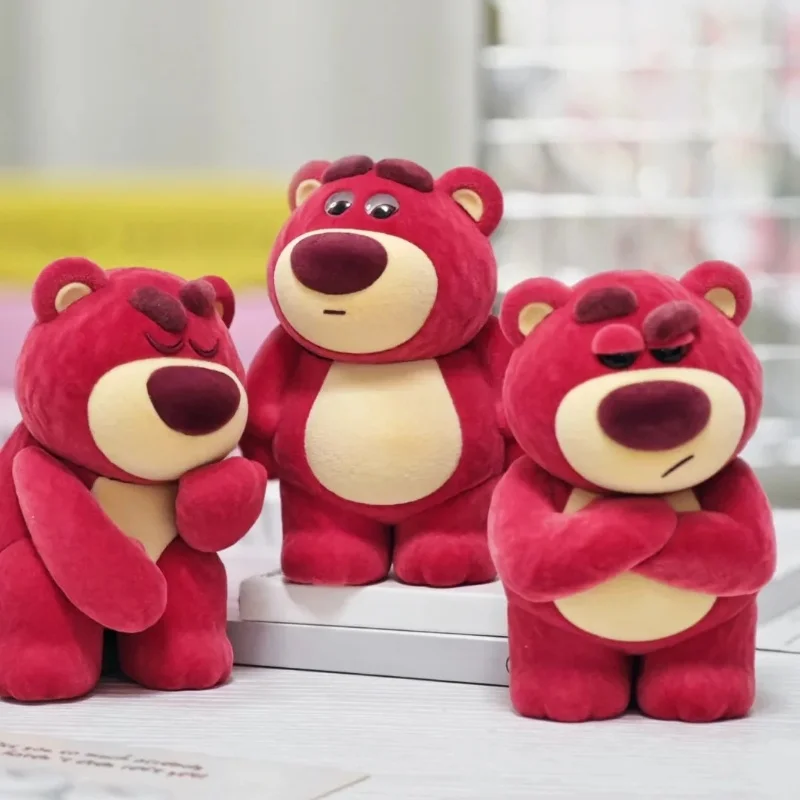 52toys Disney Lotso It's Me 2 клубничный Медвежонок второго поколения флокирующая Модель