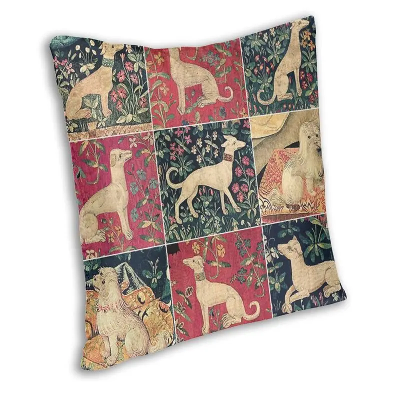 45x45 см средневековая серая наволочка для подушки с собакой щенка дивана домашний