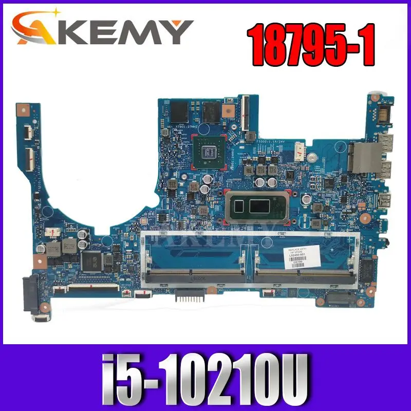 

Akemy For HP ENVY 17-CE0002CA 17-CE Laptop motherboard DSC 2GB 18739-1 With 2GB-GPU+ i5-10210U CPU Test OK Fast shipping