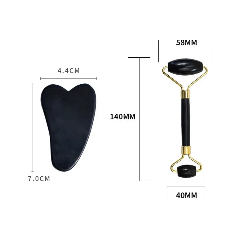 Натуральный массажер для лица гуашь скребок Нефритовый ролик гуаша микроидный