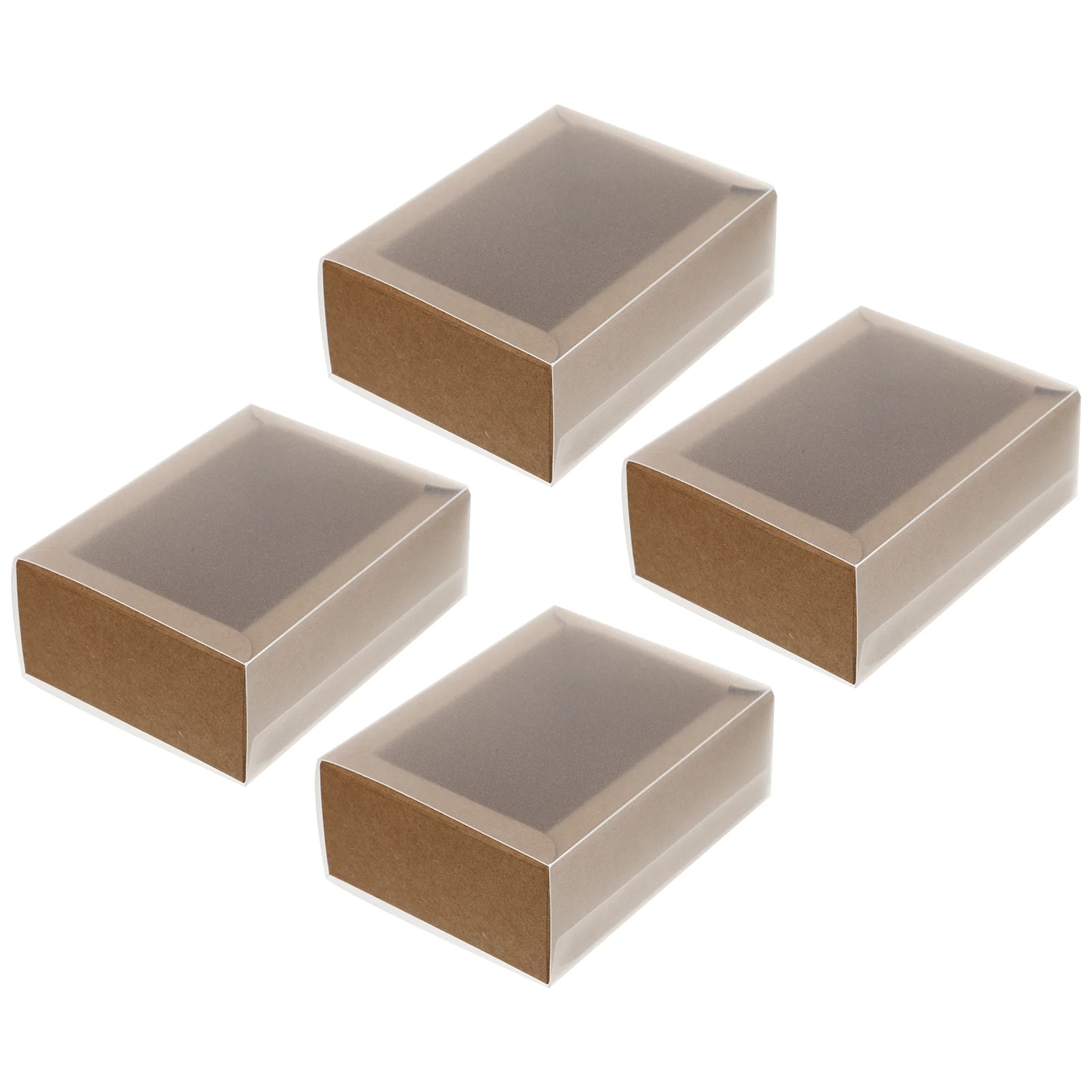 Мини-бумажные стаканчики ящик для хранения контейнер конфет коричневый