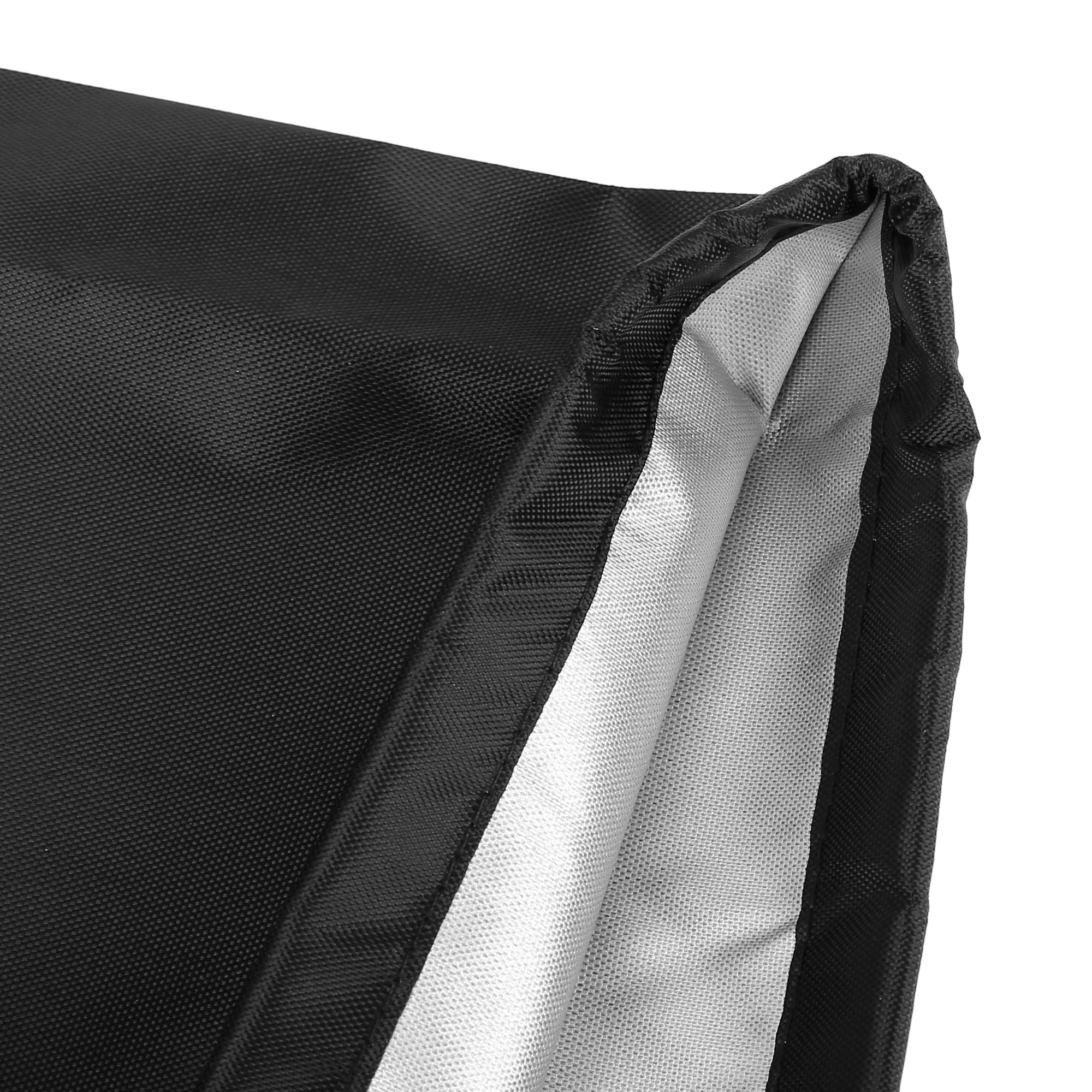 Пара черных чехлов для зеркала заднего вида с отражающей полосой