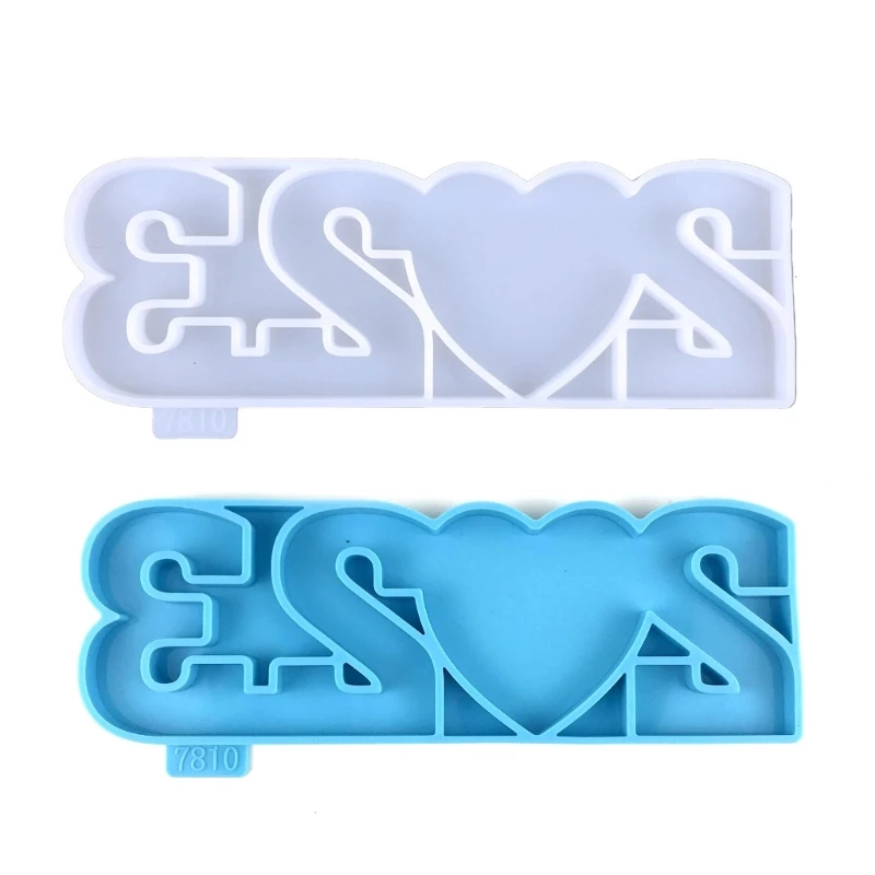 

Heart 2023 Silicone Epoxy Mold Resin Casting Pendant Mold Suitable for Diy Craft