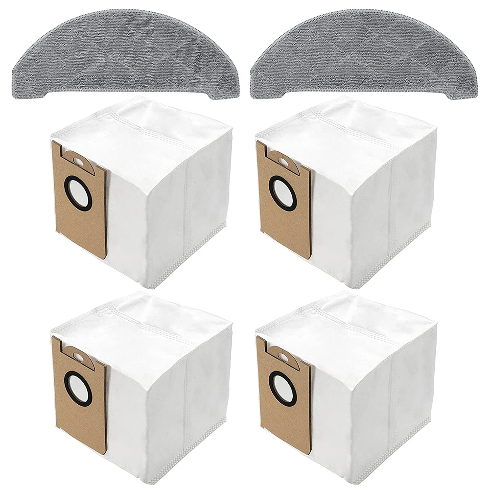 

6pcs Mop Cloths Dust Bags For Neabot Robot N2 Vacuum Clenaer Accessories Kit Dust Bag And Mopping Cloths Sweeper Attachment