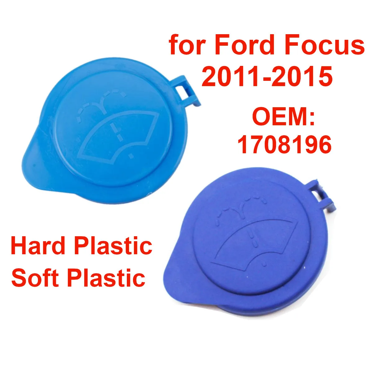 

1Pcs Windscreen Wiper Washer Fluid Reservoir Tank Bottle Lid Cap Cover 1708196 for Ford Focus 2011 2012 2013 2014 2015