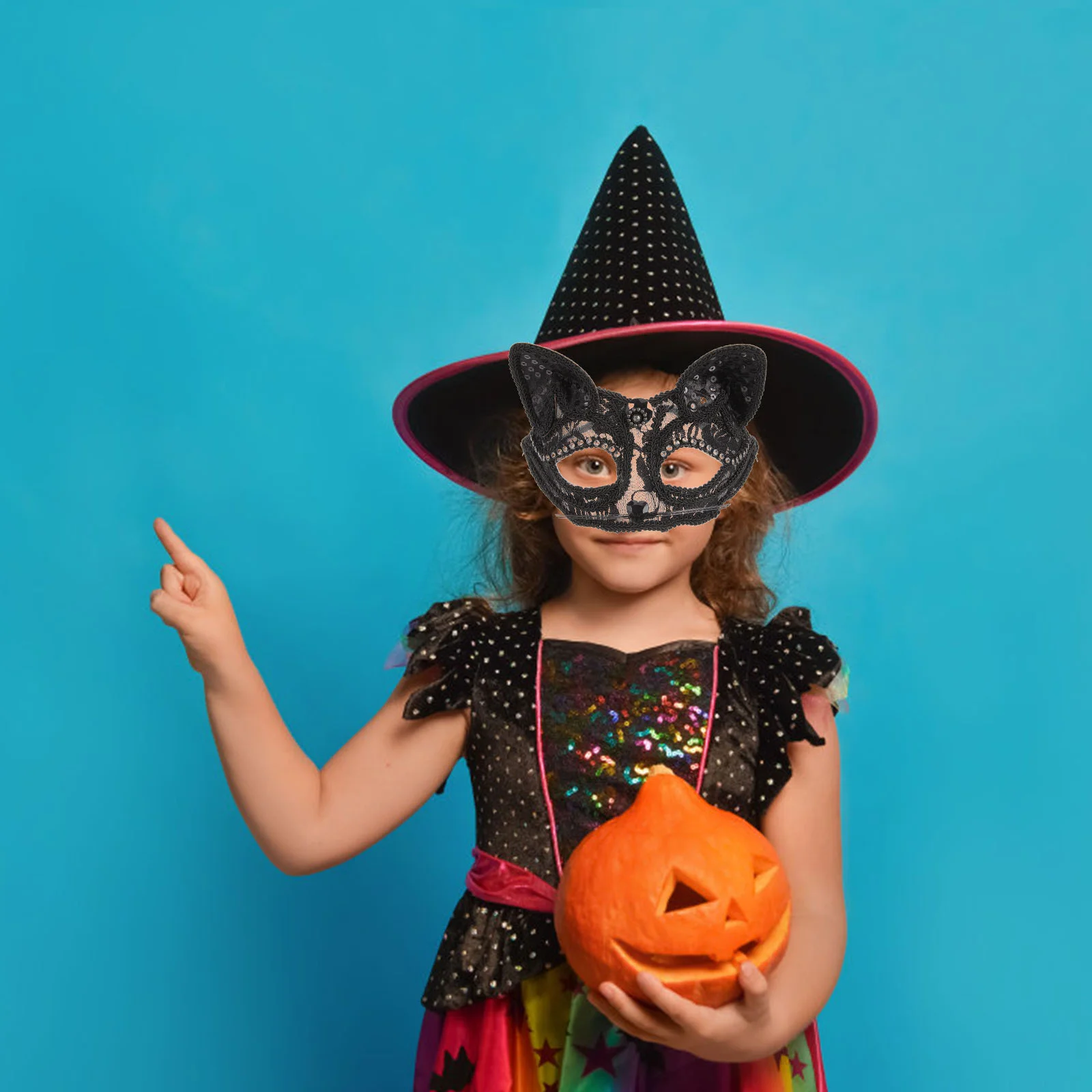 Кружевная маска на половину лица животного для косплея реквизит выступлений