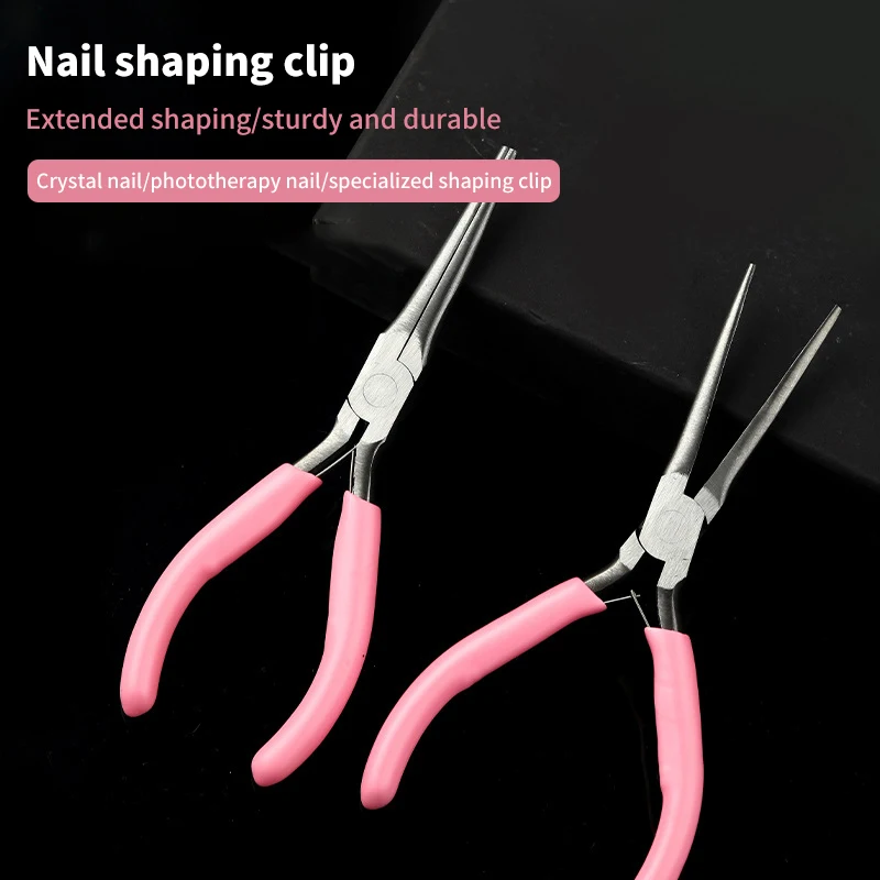 

Акриловые щипцы для ногтей C изогнутые щипцы инструмент для пинцевания зажим для формирования Пинцет для наращивания ногтей зажимы для УФ-лака инструмент для увеличения яркости