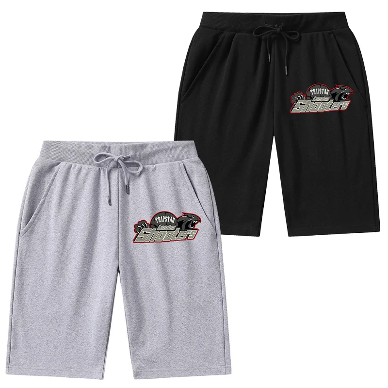 

Мужские трендовые трапециевидные повседневные уличные шорты с эластичной талией, спортивные штаны DK768