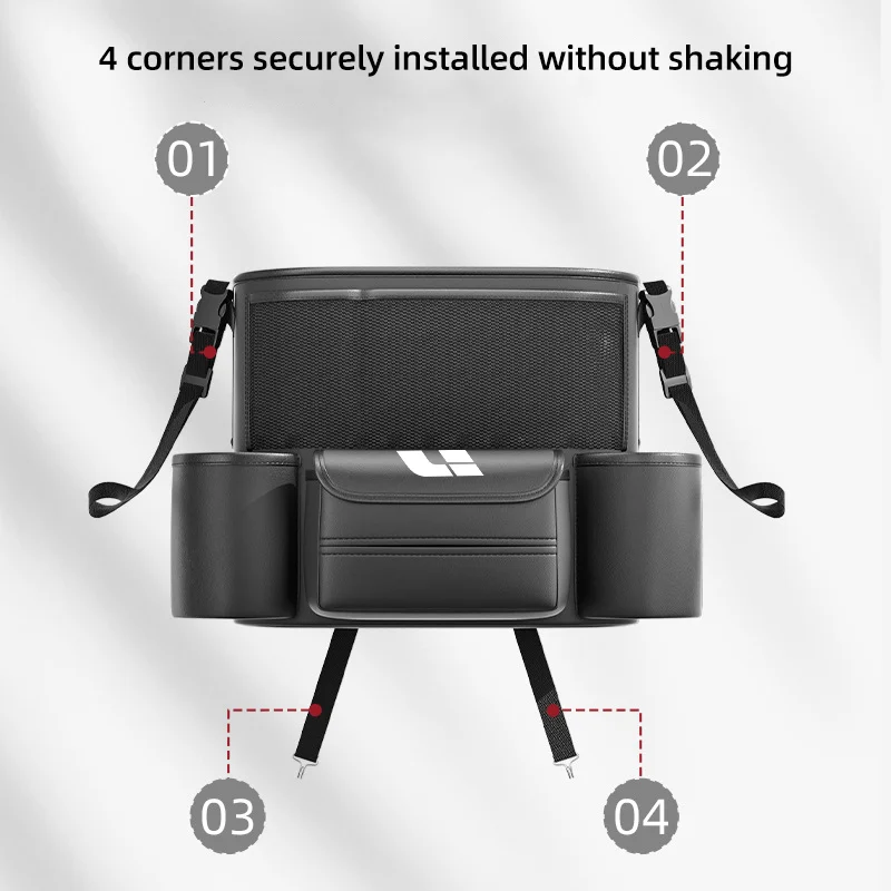 Сумка для хранения среднего сиденья автомобиля Lixiang LEADING IDEAL L6 L7 L8 L9 Li ONE MEG большая