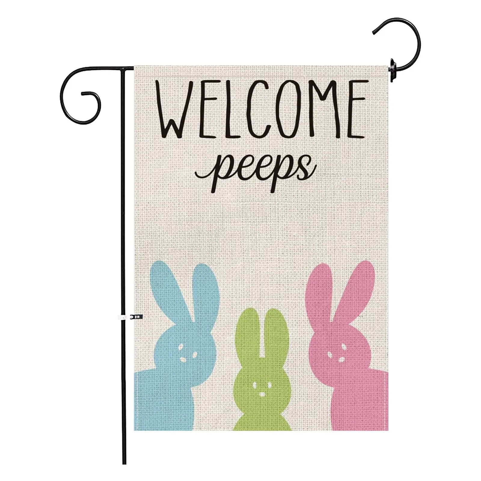 Двусторонний Пасхальный декоративный флаг вертикальные пасхальные садовые