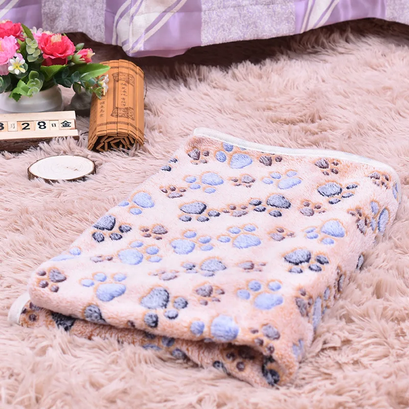 

Dog Blanket Soft Warm Coral Velvet Pet Blanket Cat Dog Kennel Cushion Pet Supplies Blankets Sofas for the Winter Mat for Dogs